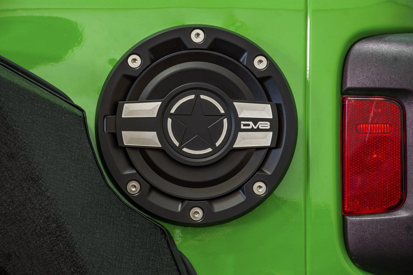 2018 2024 Jeep Wrangler JL JLU Fuel Door DV8 Offroad-1