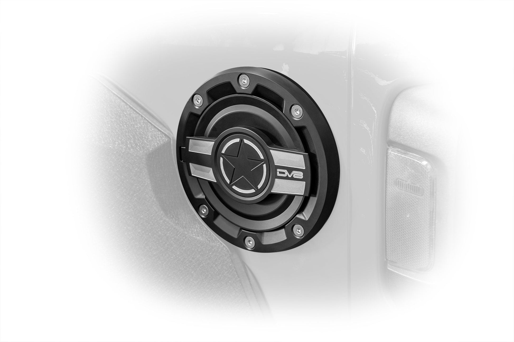 2018 2024 Jeep Wrangler JL JLU Fuel Door DV8 Offroad-2