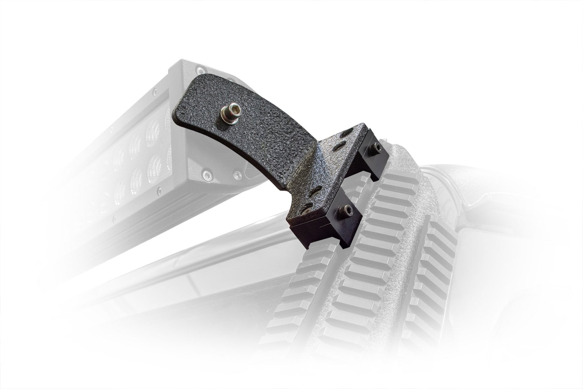 2018 2025 Jeep Wrangler JL JLU Gladiator JT A Pillar Mount With Rail Accessory Mount System DV8 Offroad-2