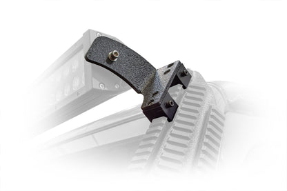 2018 2025 Jeep Wrangler JL JLU Gladiator JT A Pillar Mount With Rail Accessory Mount System DV8 Offroad-2