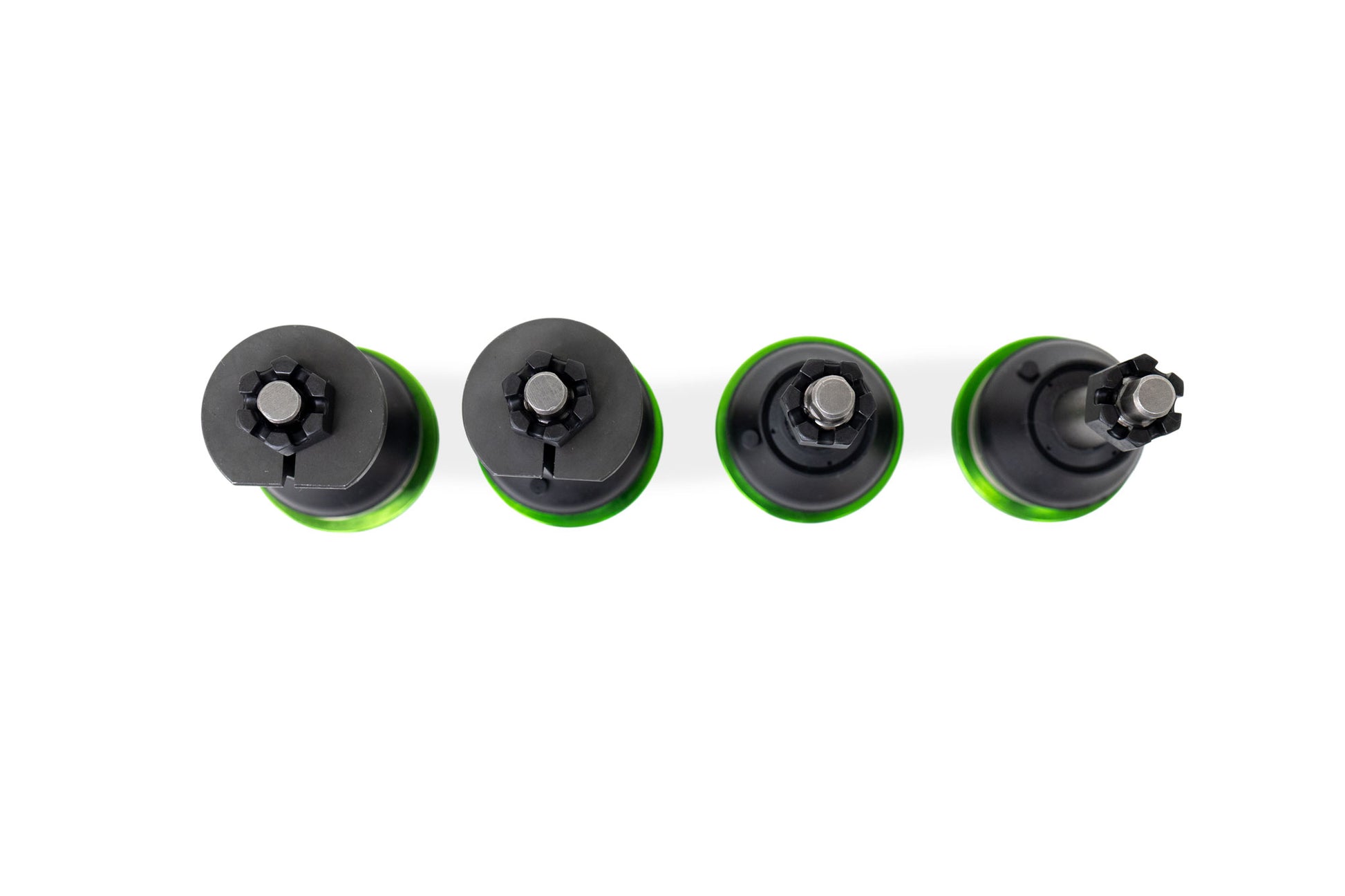 2018 2026 Jeep JL Replacement Ball Joint Kit Anodized Green Dana 30 or Dana 44 DV8 Offroad-2