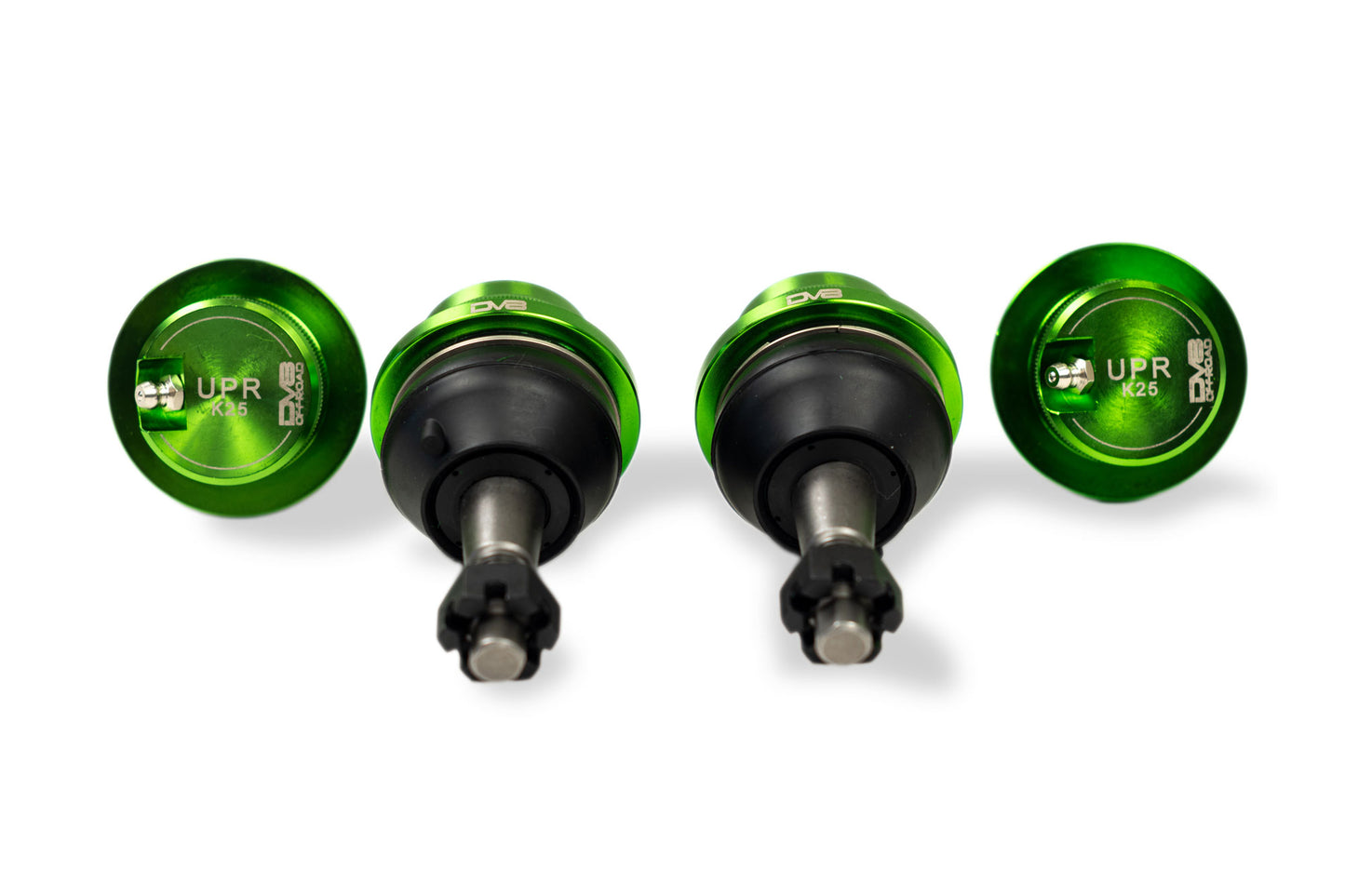2018 2026 Jeep JL Replacement Ball Joint Kit Anodized Green Dana 30 or Dana 44 DV8 Offroad-4