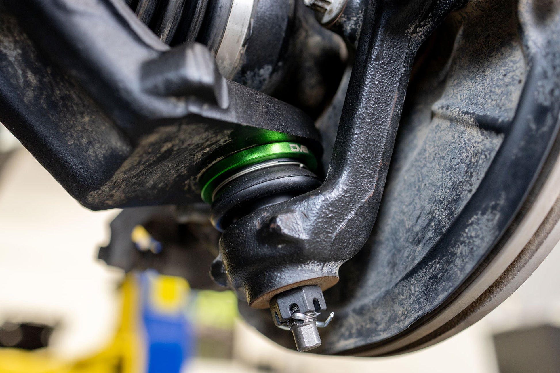 2018 2026 Jeep JL Replacement Ball Joint Kit Anodized Green Dana 30 or Dana 44 DV8 Offroad-7