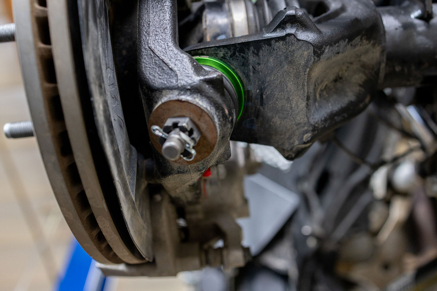 2018 2026 Jeep JL Replacement Ball Joint Kit Anodized Green Dana 30 or Dana 44 DV8 Offroad-10