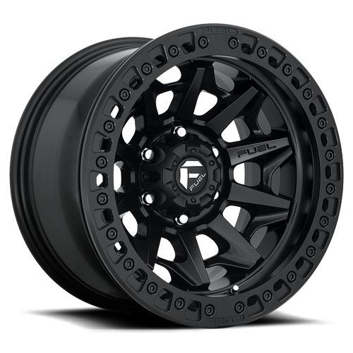 Aluminum 17X9 Covert Beadlock D114 Matte Black Fuel Off Road Wheels-6