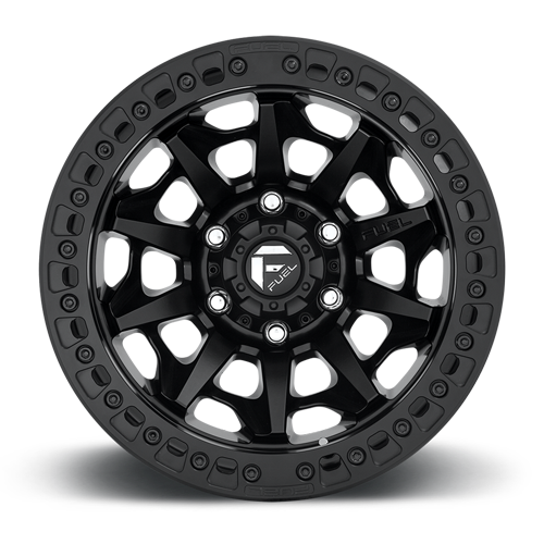 Aluminum 17X9 Covert Beadlock D114 Matte Black Fuel Off Road Wheels-8