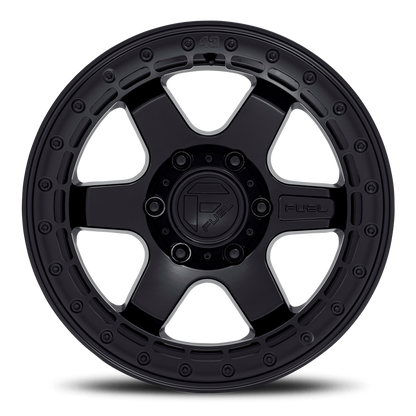 Aluminum 17X8.5 Block Beadlock D122 Matte Black Matte Black Ring Fuel Off Road Wheels-14
