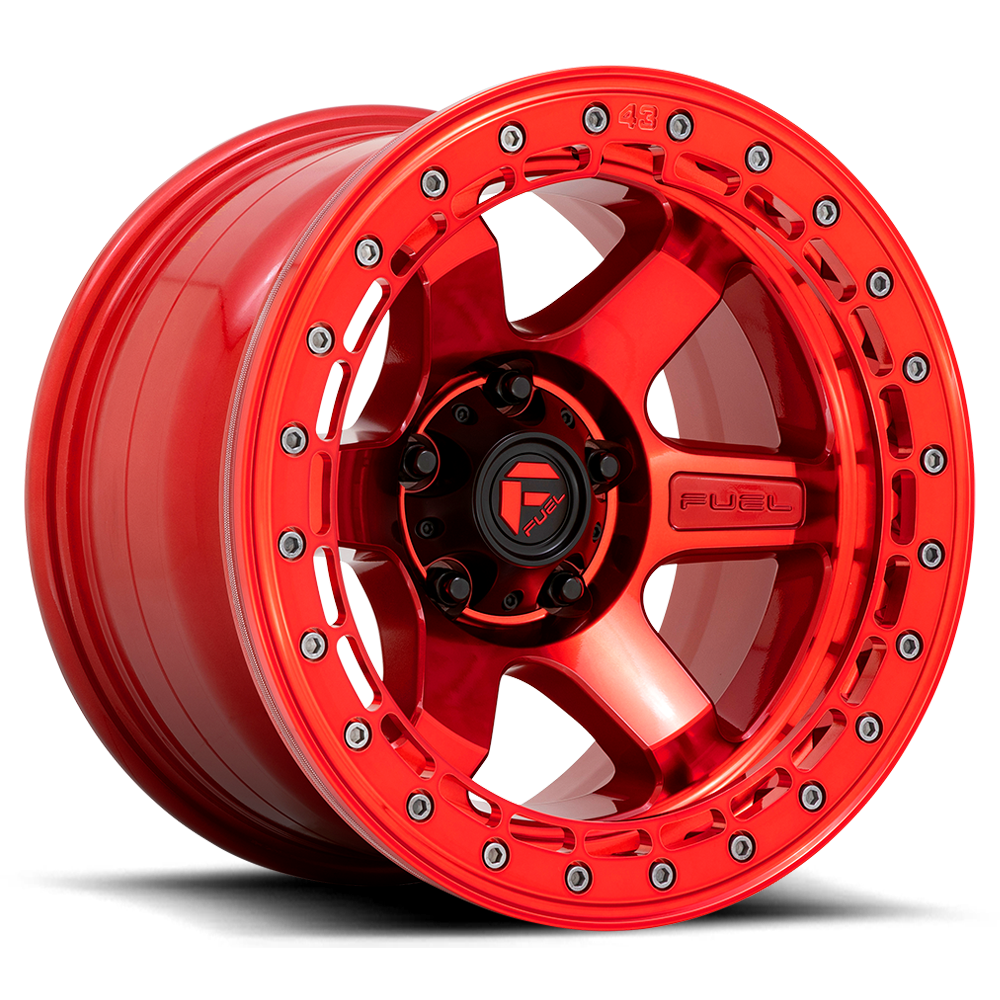 Aluminum 17X8.5 Block Beadlock D122 Matte Black Matte Black Ring Fuel Off Road Wheels-3