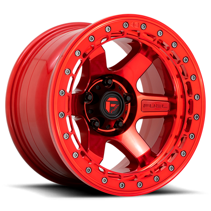 Aluminum 17X8.5 Block Beadlock D122 Matte Black Matte Black Ring Fuel Off Road Wheels