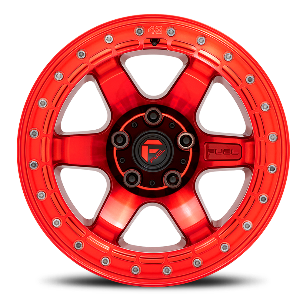 Aluminum 17X8.5 Block Beadlock D122 Matte Black Matte Black Ring Fuel Off Road Wheels-2
