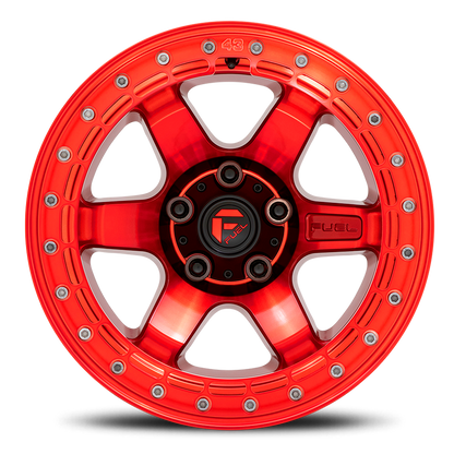 Aluminum 17X8.5 Block Beadlock D122 Matte Black Matte Black Ring Fuel Off Road Wheels-2
