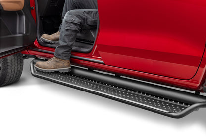Dominator Xtreme D1 SideSteps With Mounting Bracket Kit Textured Black 2015-2026 Colorado/Canyon Go Rhino-7