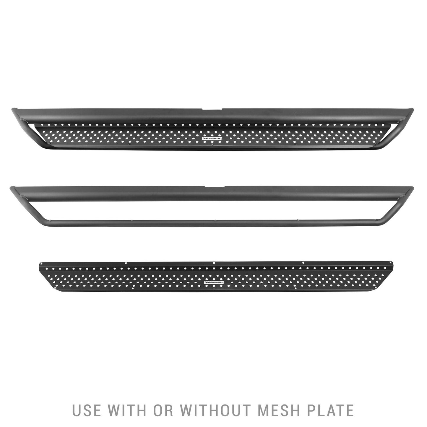 Dominator Xtreme D1 SideSteps With Mounting Bracket Kit Textured Black 2016-2024 Nissan TITAN XD 2017-2024 Nissan TITAN Go Rhino-5