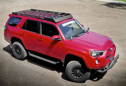 Dominator Xtreme D1 SideSteps With Mounting Bracket Kit Textured Black 2014-2024 Toyota 4Runner Go Rhino-3