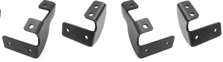 Dominator Xtreme D1 SideSteps With Mounting Bracket Kit Textured Black 2005-2023 Toyota Tacoma Go Rhino-1
