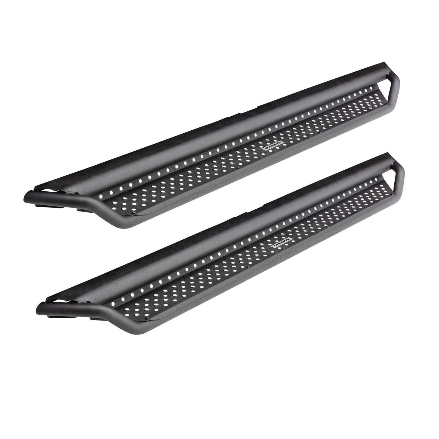 Dominator Xtreme D1 SideSteps With Mounting Bracket Kit Textured Black 2005-2023 Toyota Tacoma Go Rhino-2