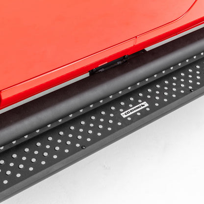 Dominator Xtreme D1 SideSteps With Mounting Bracket Kit Textured Black 2005-2023 Toyota Tacoma Go Rhino-3