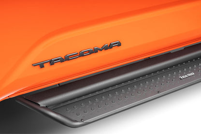 Dominator Xtreme D1 Side Steps W/Rocker Panel Mounting Bracket Kit Double Cab Textured Black 2024-2026 Toyota Tacoma Go Rhino-3
