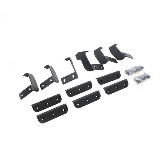 Dominator Xtreme D1 SideSteps With Mounting Bracket Kit Textured Black 2022-2026 Toyota Tundra Go Rhino