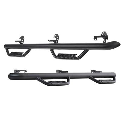 Wheel to Wheel Nerf Steps Ram 1500 Gloss Black Smittybilt