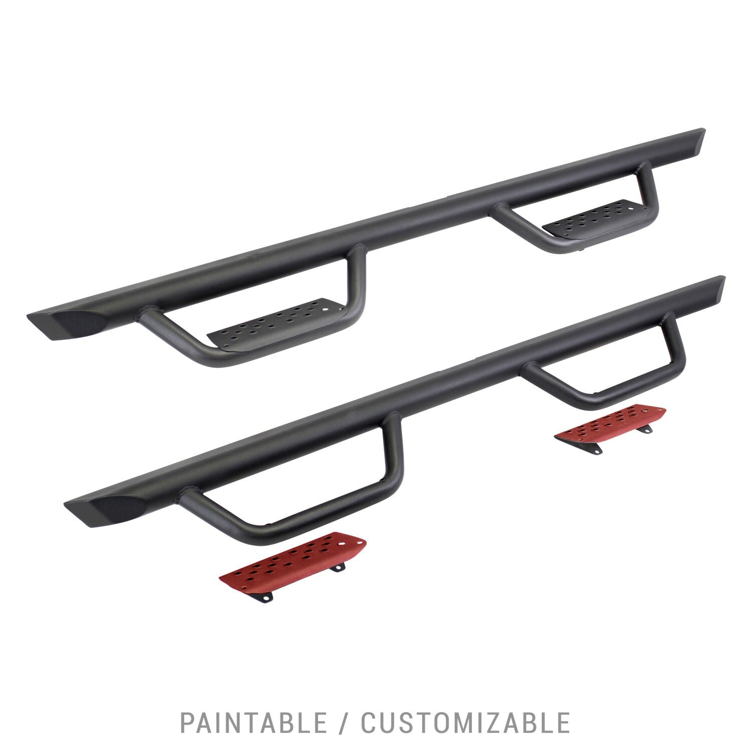 Domintator Extreme D2 Side Steps With Mounting Brackets Textured Black 2015-2026 Ford F-150/ F-250/F-350 Go Rhino-4