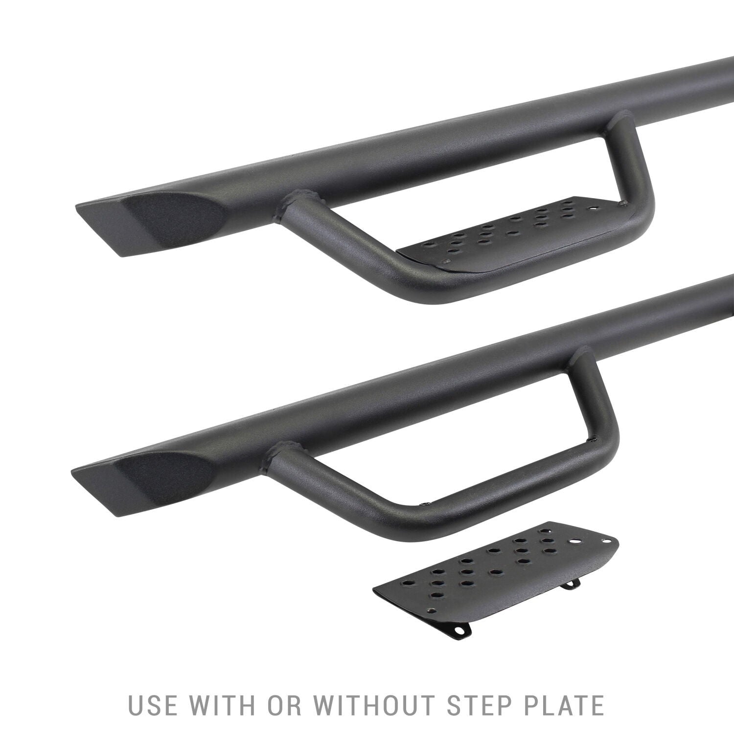 Domintator Extreme D2 Side Steps With Mounting Brackets Textured Black 2009-2018 Dodge Ram 1500 Go Rhino-2