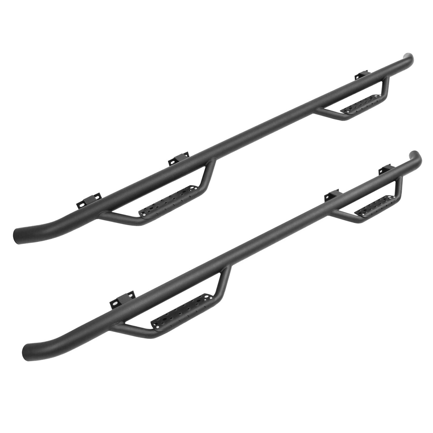 Dominator Classic D2 SideSteps With Mounting Bracket Kit Textured Black 2015-2026 Ford F-150/ F-250/F-350 Go Rhino
