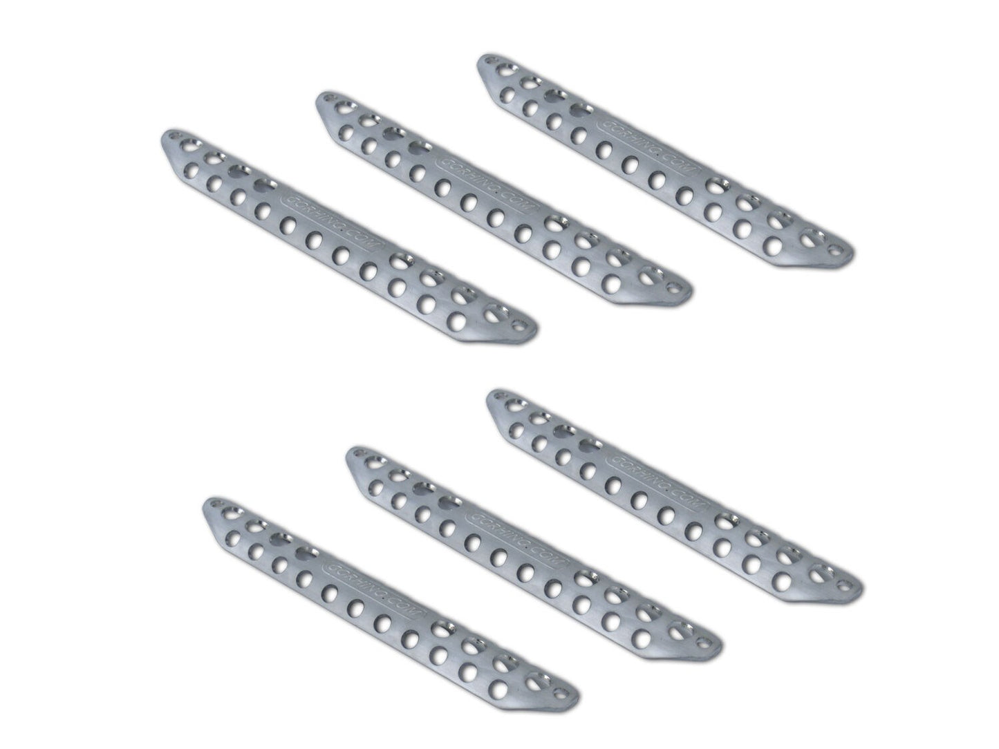 Dominator D3 Modular & D3 1 piece Hoop Step Pad Set Brushed Aluminum Go Rhino