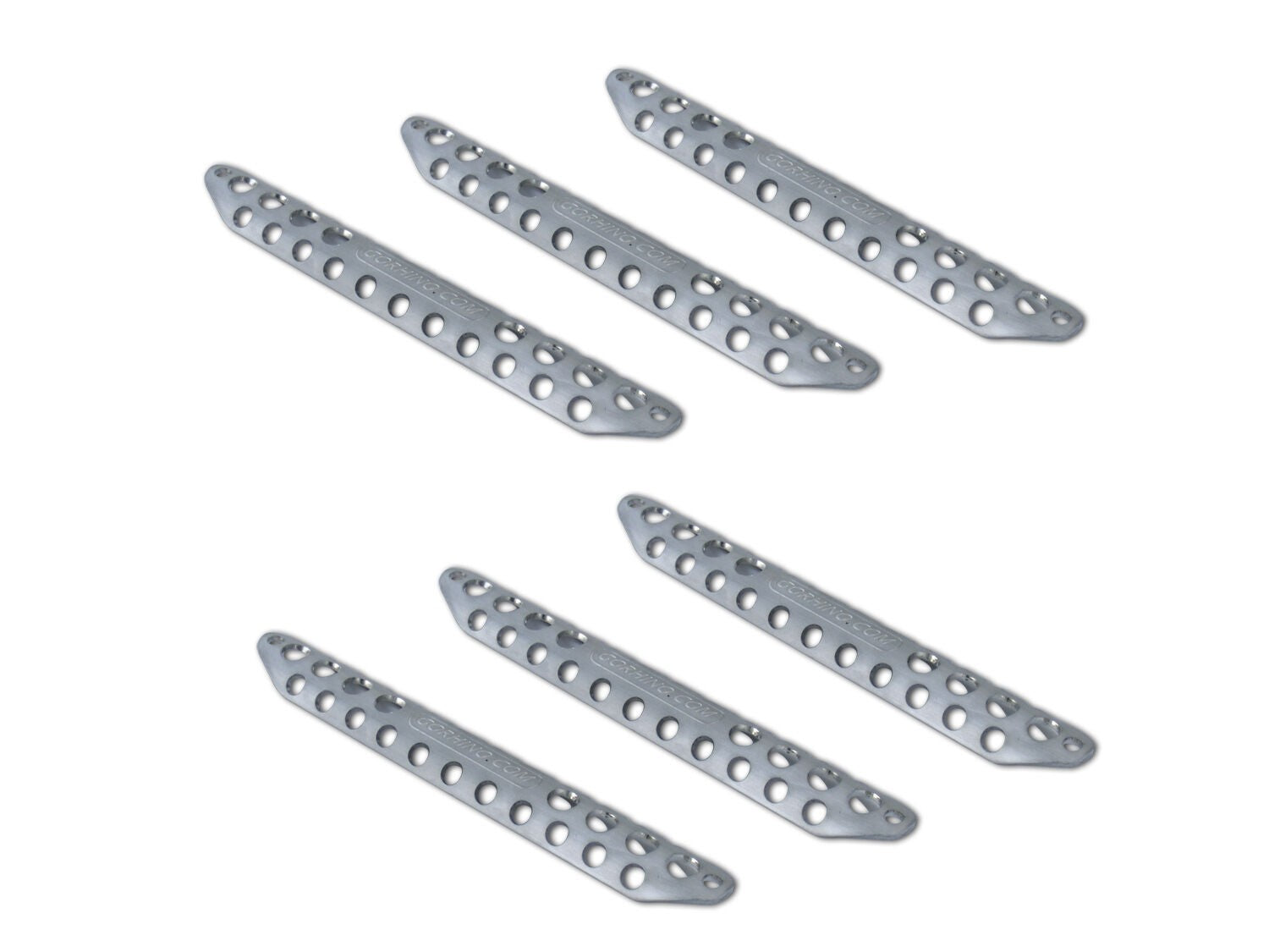 Dominator D3 Modular & D3 1 piece Hoop Step Pad Set Brushed Aluminum Go Rhino
