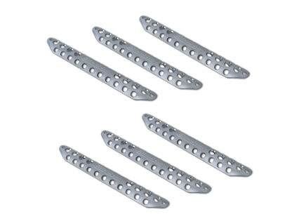 Dominator D3 Modular & D3 1 piece Hoop Step Pad Set Brushed Aluminum Go Rhino