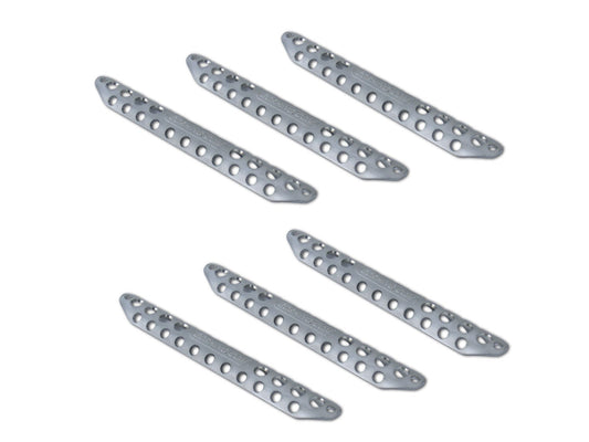 Dominator D3 Modular & D3 1 piece Hoop Step Pad Set Brushed Aluminum Go Rhino