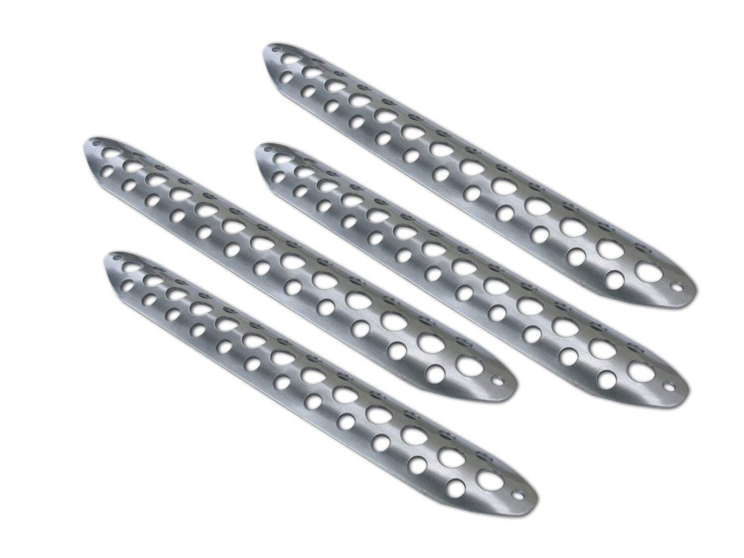 Dominator D3 Modular & D3 1 piece Hoop Scuff Pad Set Brushed Aluminum Go Rhino