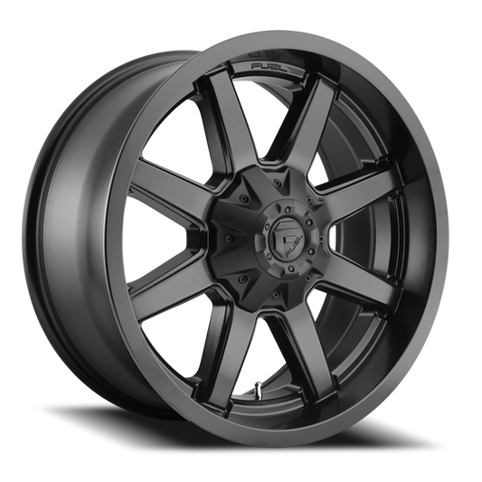 Aluminum 20X10 Maverick D436 Satin Black Fuel Off Road Wheels