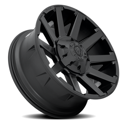 Aluminum 20X10 Contra D437 Matte Black Fuel Off Road Wheels-10