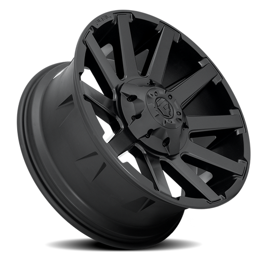 Aluminum 20X10 Contra D437 Matte Black Fuel Off Road Wheels-1