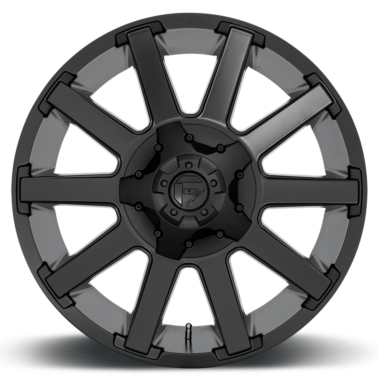 Aluminum 20X10 Contra D437 Matte Black Fuel Off Road Wheels-2