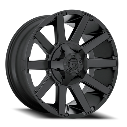 Aluminum 20X10 Contra D437 Matte Black Fuel Off Road Wheels-6