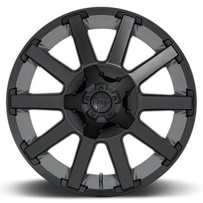 Aluminum 20X10 Contra D437 Matte Black Fuel Off Road Wheels-8