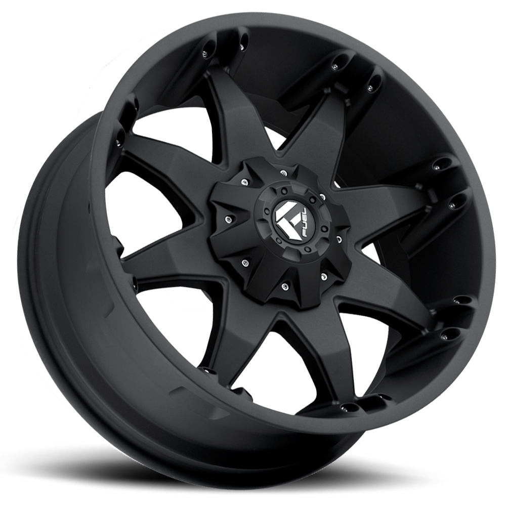Aluminum 20X9 Octane D509 Matte Black Fuel Off Road Wheels-1
