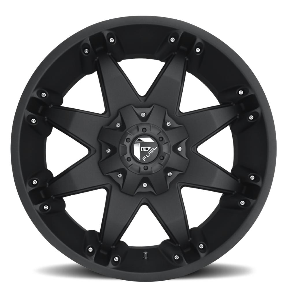 Aluminum 20X9 Octane D509 Matte Black Fuel Off Road Wheels-20