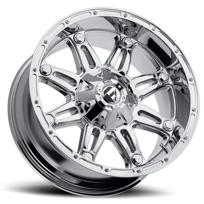 Aluminum 17X9 Hostage D530 Chrome Fuel Off Road Wheels-4