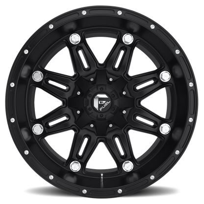 Aluminum 17X8.5 Hostage D531 Matte Black Fuel Off Road Wheels-11