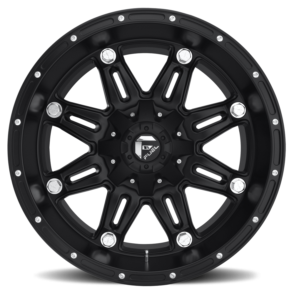Aluminum 22X12 Hostage D531 Matte Black Fuel Off Road Wheels-1