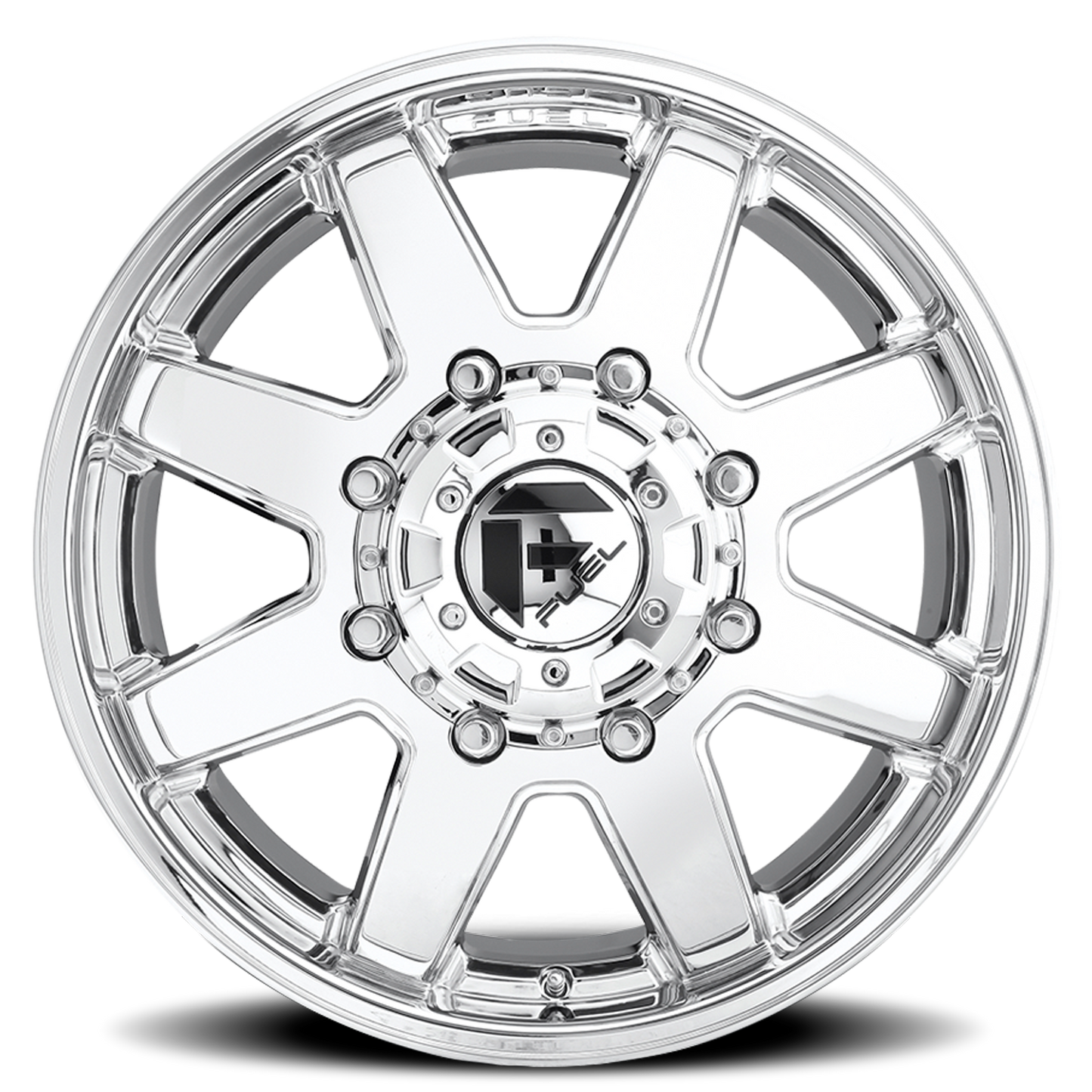 Dually 17X6.5 Maverick Dually D536 Chrome Fuel Off Road Wheels-14