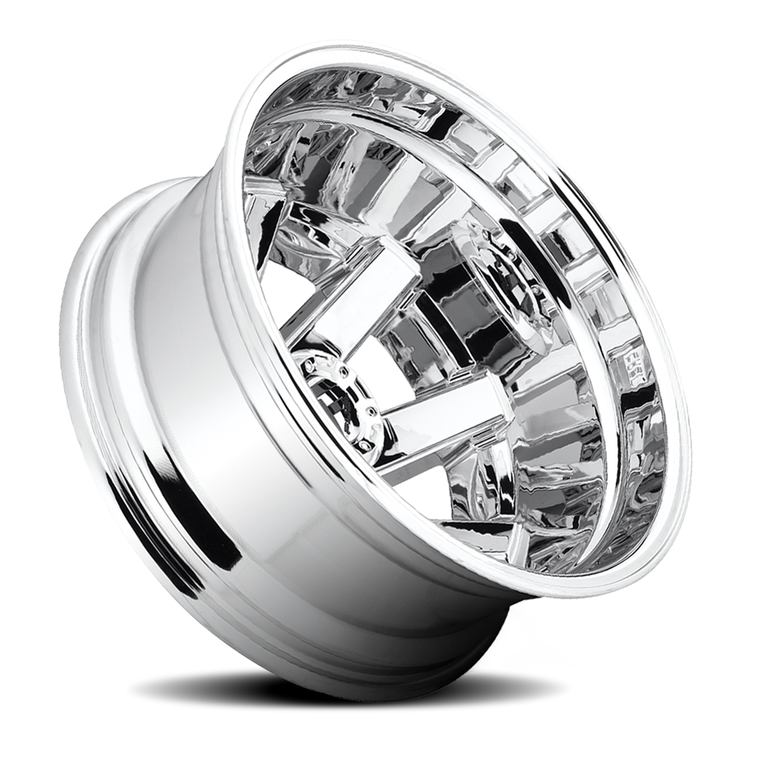 Dually 17X6.5 Maverick Dually D536 Chrome Fuel Off Road Wheels-7