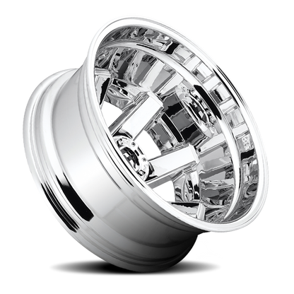 Dually 17X6.5 Maverick Dually D536 Chrome Fuel Off Road Wheels-7