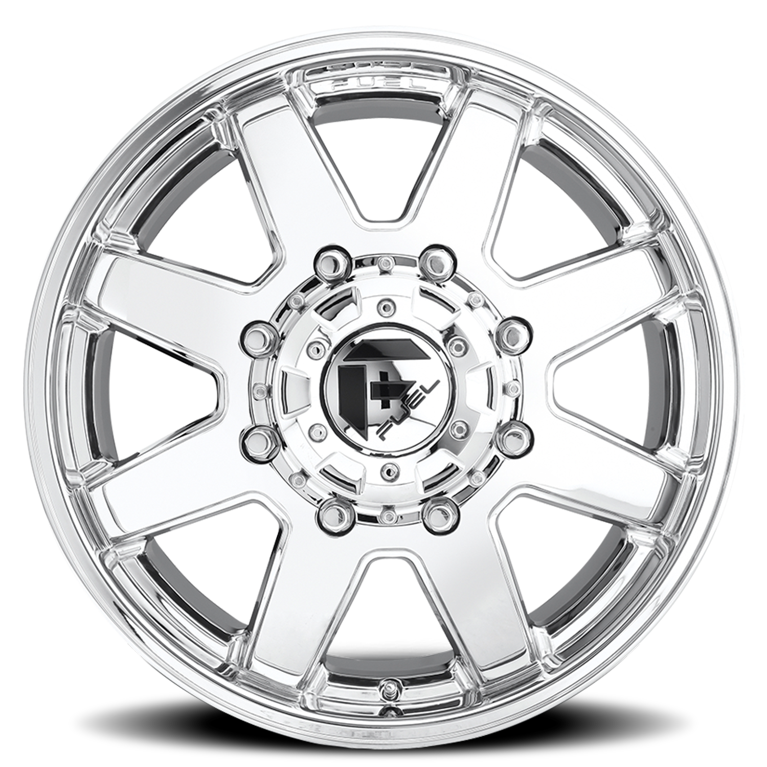 Dually 17X6.5 Maverick Dually D536 Chrome Fuel Off Road Wheels-5