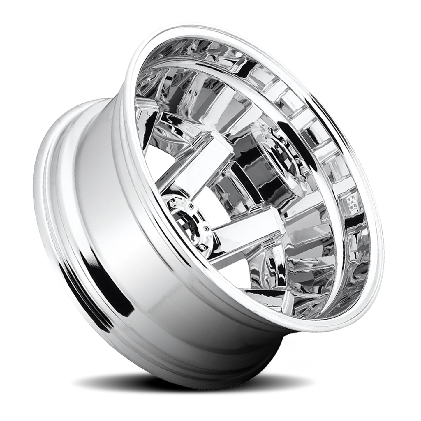 Dually 17X6.5 Maverick Dually D536 Chrome Fuel Off Road Wheels-1