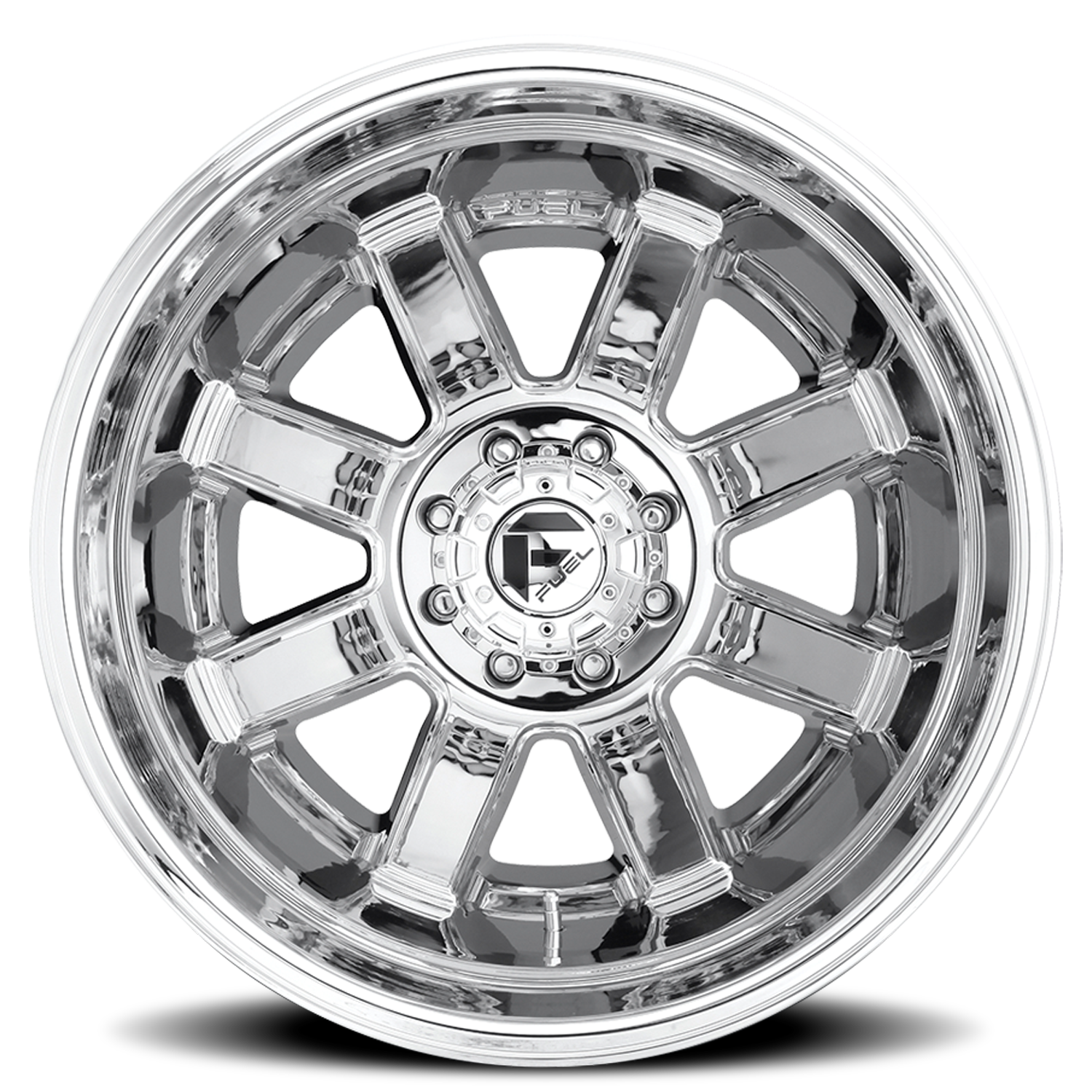 Dually 17X6.5 Maverick Dually D536 Chrome Fuel Off Road Wheels-2
