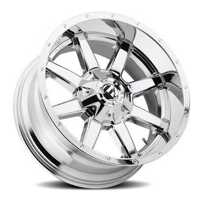 Aluminum 17X9 Maverick D536 Chrome Fuel Off Road Wheels-13